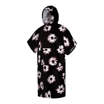 Εικόνα της Poncho Velour Black/White