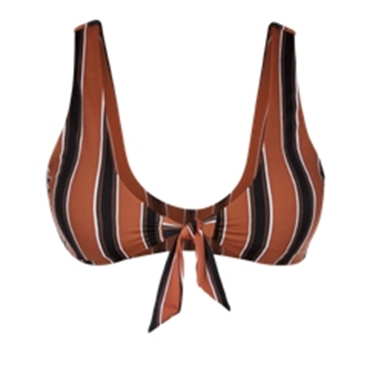 Εικόνα της Knotted Bikini Top Rusty Red