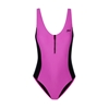 Εικόνα από The Wild Zipped Swimsuit Black/Pink