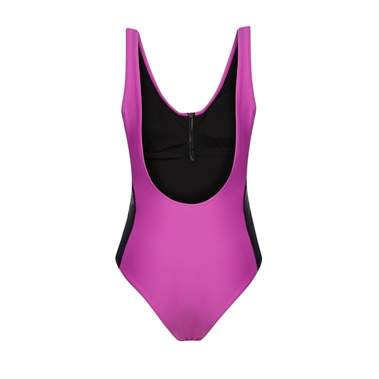 Εικόνα από The Wild Zipped Swimsuit Black/Pink