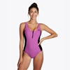 Εικόνα από The Wild Zipped Swimsuit Black/Pink