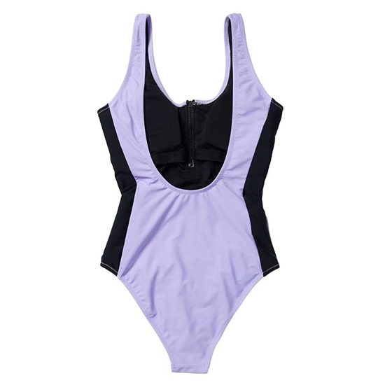 Εικόνα από The Wild Zipped Swimsuit Pastel Lilac