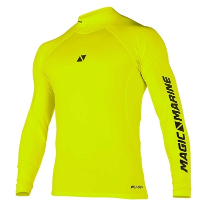 Εικόνα της Lycra Rashvest Cube Long Yellow