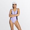 Εικόνα από The Wild Zipped Swimsuit Pastel Lilac