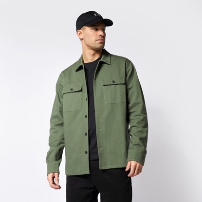 Εικόνα της The Overshirt Dark Olive