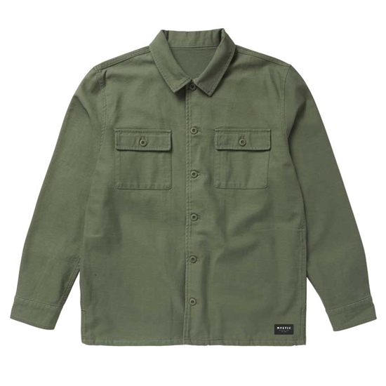 Εικόνα από The Overshirt Dark Olive