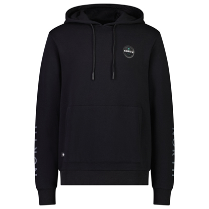 Εικόνα της Sweater Hood Brand Black