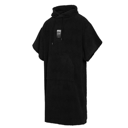 Εικόνα της Poncho Jacquard Black