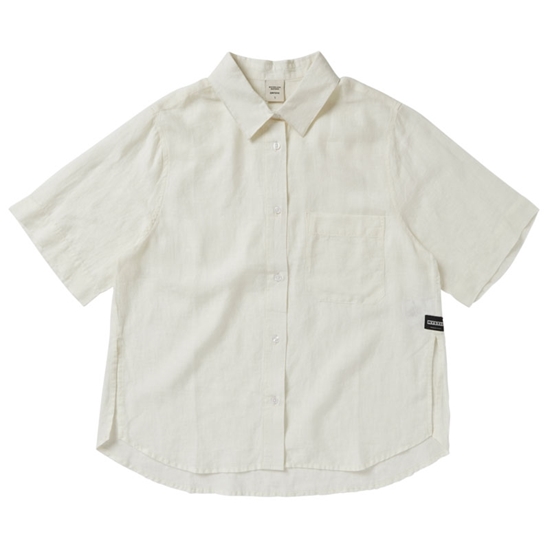 Εικόνα από Shirt Lad Linen Off White