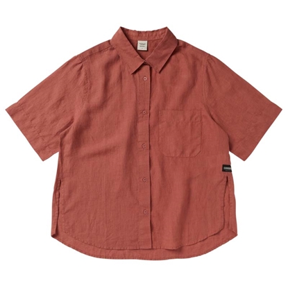 Εικόνα της Shirt Lad Linen Dusty Pink