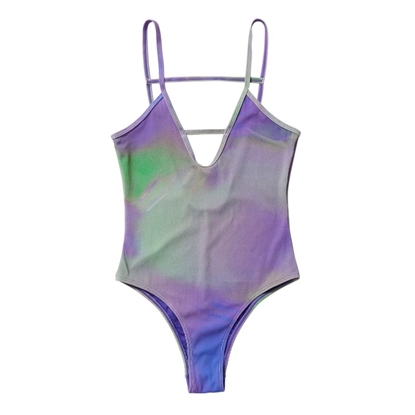 Εικόνα της Swimsuit Classic Inga Purple / Green