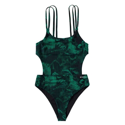 Εικόνα της Swimsuit Cut Out Jorun Black/Green